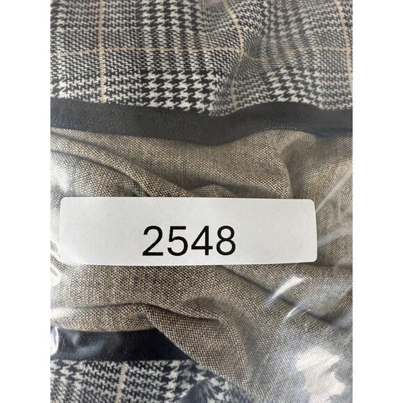 Max Studio Size L Plaid Houndstooth Open Front Cardigan Sweater Long Sleeve - Picture 9 of 9